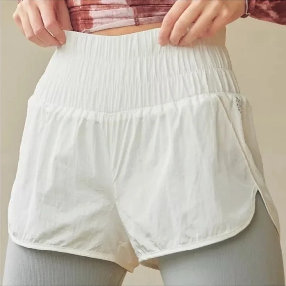NWT Free People Movement The Way Home Shorts •Optic White •Medium - Picture 2 of 6